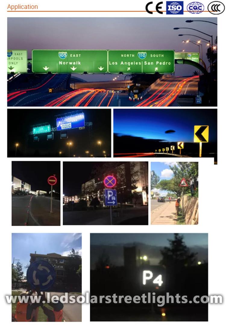 applied of street sign board