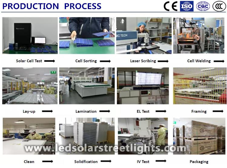 Production Process of 12V Solar Panel